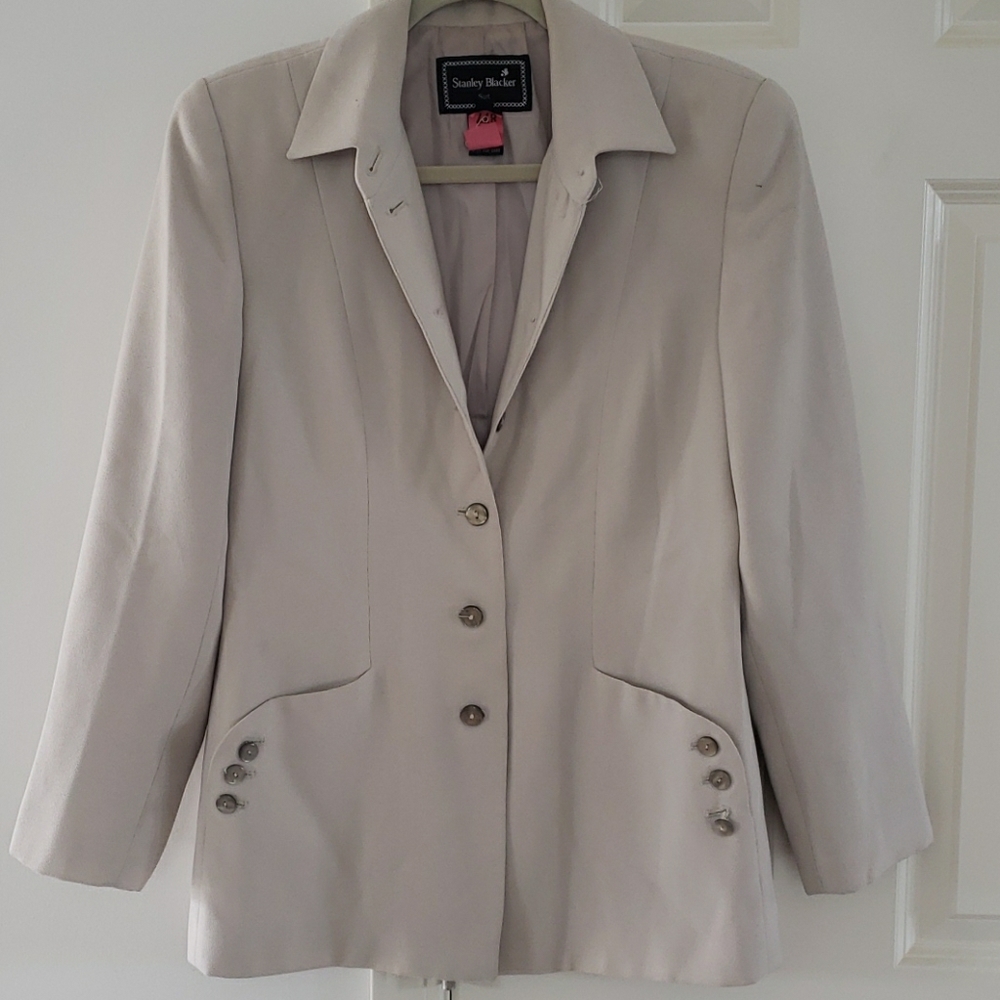 Stanley Blacker Cream Suit Jacket